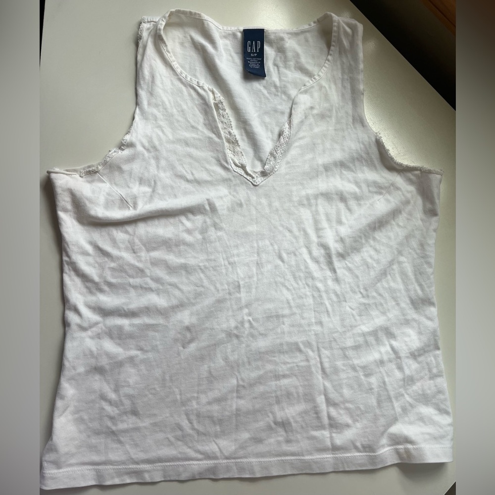 GAP Basic White Tank Top